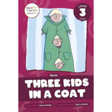 Three Kids in a Coat by Charis Mather Hardcover Book
