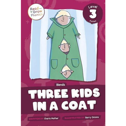 Three Kids in a Coat by Charis Mather Hardcover Book