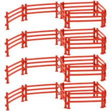 400Stk Kunststoff Modell Rot Für Mini Garten & Kinder Spielzeug