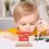 4Stk Kinder Holz Station DIY Modulares Spielzeug 4