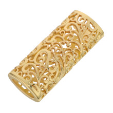 Golden Metal Lighter Cover Outdoor Portable Hollow Pattern Holder