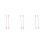 3Pairs Thick Pink Handbag Belt Durable Tote Bag Replacement 6
