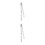 2Stk Robuster Metall Pointer Silber Lesewerkzeug Mit Kette 9