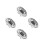 4Stk Honigschale Festlich Geformt Silber Passover Tischdeko 8
