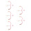 5Sets Valentinstag Cupid Kostüm Set Pink Mit Mini 5