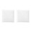 2Pcs Bathroom Exhaust Fan Replacement Cover White ABS with Springs 4