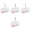 4Sets Mini Clear Doll Bag Sturdy Hanging Case for Outdoor Storage 5
