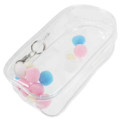 4Sets Mini Clear Doll Bag Sturdy Hanging Case for Outdoor Storage 1