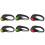 12Pcs Color Changing Running Shoe Clips LED Lightweight ABS Material 1