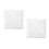 2Pcs Bathroom Exhaust Fan Replacement Cover White ABS with Springs 6