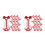 20Pcs Red Adjustable Spring Fish Bone Camping Tent Windproof Anchors 9