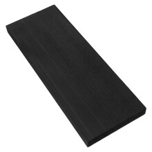 2Pcs Wall Shelf Black Wood Floating Shelves for Living Room and Office