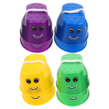 8Pcs Assorted Color Walking Stilts for Kids Balance and Sensory Play