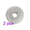 2Pièces Argent 48 LED Suspendue Pour Camping Urgences 1