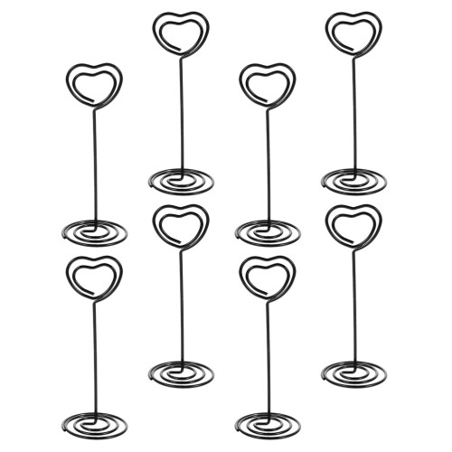 40Pcs Black Metal Memo Clips Table Number Holders for Event Decor 2