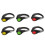 12Pcs Color Changing Running Shoe Clips LED Lightweight ABS Material 3