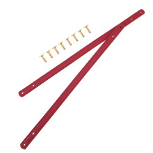 2Paare Dunkle Rote Handtaschenriemen Leder Strap Zubehör Langlebig