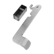 Feuerstelle Griff Ersatz, , Anti-Hitzeschutz, Silber