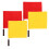 12Pcs Conducting Referee Flags Durable Polyester Sports Training Flags 3