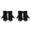 2Paare Schwarze Heizhandschuhe Outdoor Warm 10