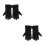 2Paare Schwarze Heizhandschuhe Outdoor Warm 8
