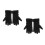 2Paare Schwarze Heizhandschuhe Outdoor Warm 5