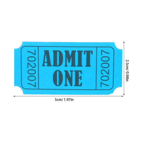 Himmelsblaue Papiertickets Für Party Eintritt Raffle 1