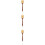 3St Badborstel Handvat Douche Back Scrubber Bruin Zachte 10