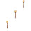 3St Badborstel Handvat Douche Back Scrubber Bruin Zachte 7