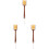 3St Badborstel Handvat Douche Back Scrubber Bruin Zachte 4