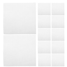 75Pcs White Linen Handcraft Fabric for Embroidery and Cross Stitch Use