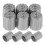 50Stk Graue Auto Reifen Ventilkappen Mit Dichtungsring, Langlebig 2