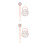 4Sets Schnullerhalter Pp+silikon, Kompakte Aufbewahrungsbox Pink 4