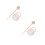 4Sets Schnullerhalter Pp+silikon, Kompakte Aufbewahrungsbox Pink 3