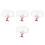 16Stk Blank Paddle Fan Weiß Holz Doppelseitig Für Kinder 4