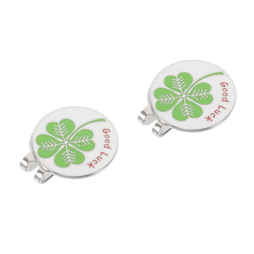 2Stk Robuster Golf Marker Clip Für Cap Und Visor Zubehör 2