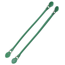 2Paare Grüne Leder Handtaschengriffe Strap Für DIY Tragetasche
