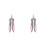 2Pièces Taille- Pour Chat Chiot Rose Matériel Ergonomique 4