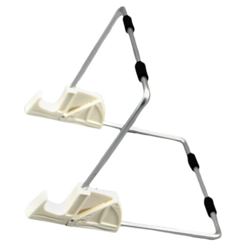 5Pièces Support Réglable Aluminium Portable Design Argent 2