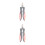 2Pièces Taille- Pour Chat Chiot Rose Matériel Ergonomique 6