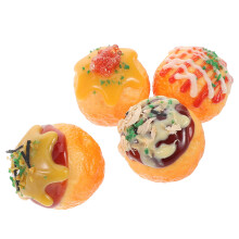 12Pièces Accessoires Cuisine Jouet En PVC Takoyaki Simulation Réaliste
