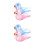 4Pièces Jouets Sifflets Enfant Plastique Oiseaux Multicolores 7