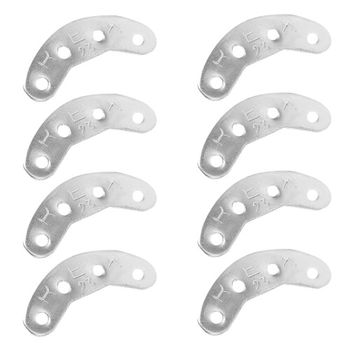 20Pairs Silver Iron Heel Repair Tips Durable Boot Sole Protection Kit 1