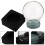4Pièces Kit Fabrication Boule Neige Verre Solide Base 11