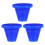 6Pcs Blue Durable Silicone Tube End Caps Quick Installation Pipe Seal 1
