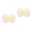 24Pcs Easy Slide Beige Plastic Shower Curtain Hooks for Home Use 5