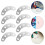 20Pairs Silver Iron Heel Repair Tips Durable Boot Sole Protection Kit 9