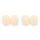 24Pcs Easy Slide Beige Plastic Shower Curtain Hooks for Home Use 9