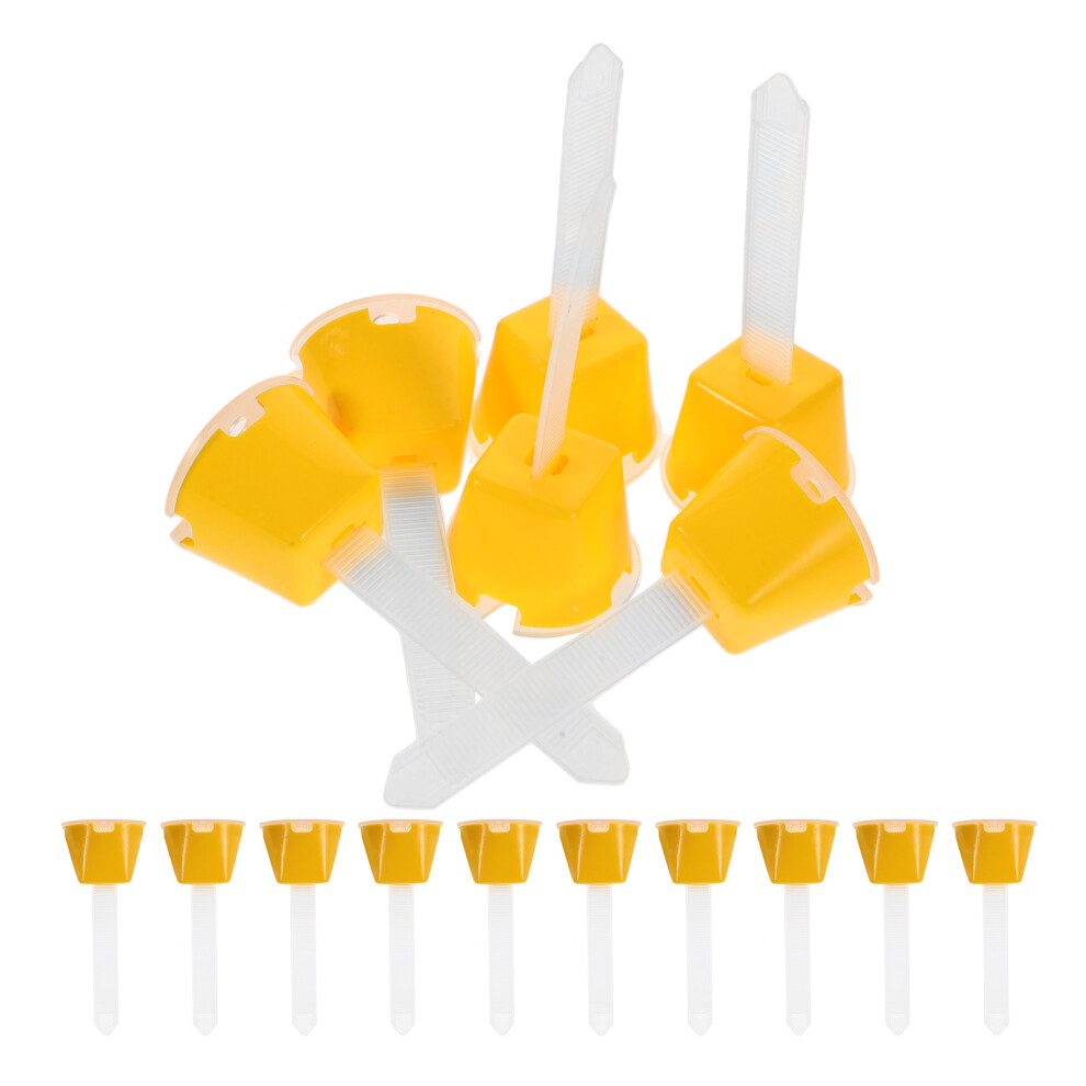 200Pcs Versatile Yellow Plastic Pin Tile Leveling Spacers For Tiles 3632812954867