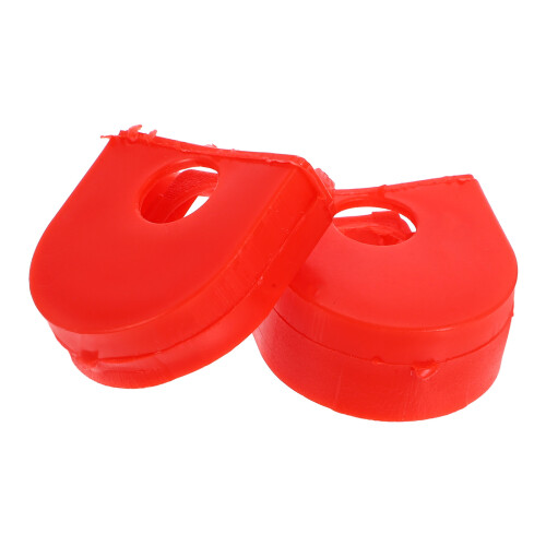 6Pcs ABS Ladder Tie Rod Cover Red Folding Ladder Hinge Replacement 2